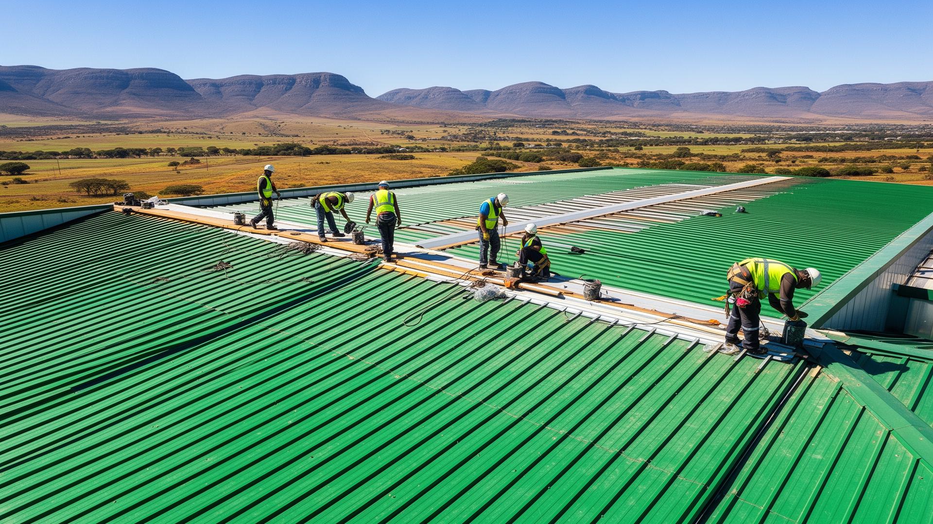 HPB Roofing industrial metal roofing installation